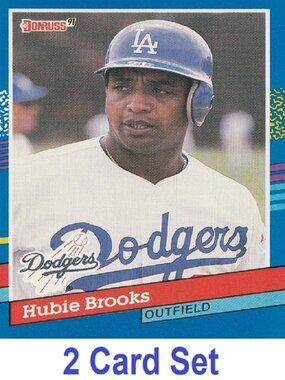 Hubie Brooks Baseball Card Collection